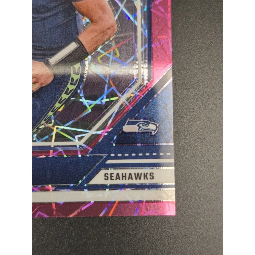 2024 Panini Donruss Optic Geno Smith #177 Pink Velocity /80 Seattle Seahawks